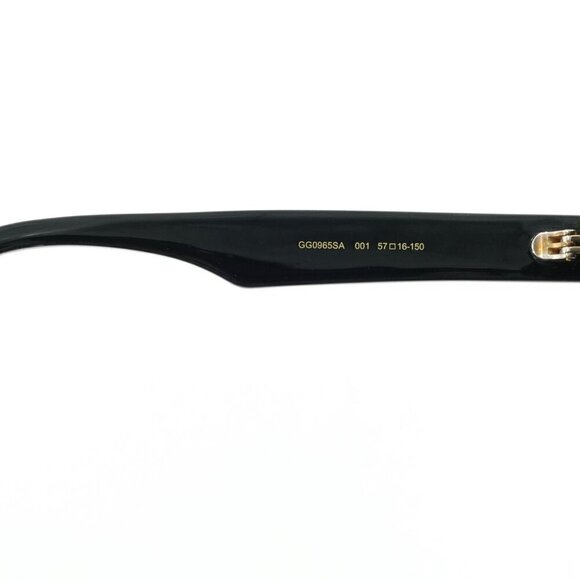 Gucci GG0965 Square Sunglasses Black Gray OS - Picture 8 of 15